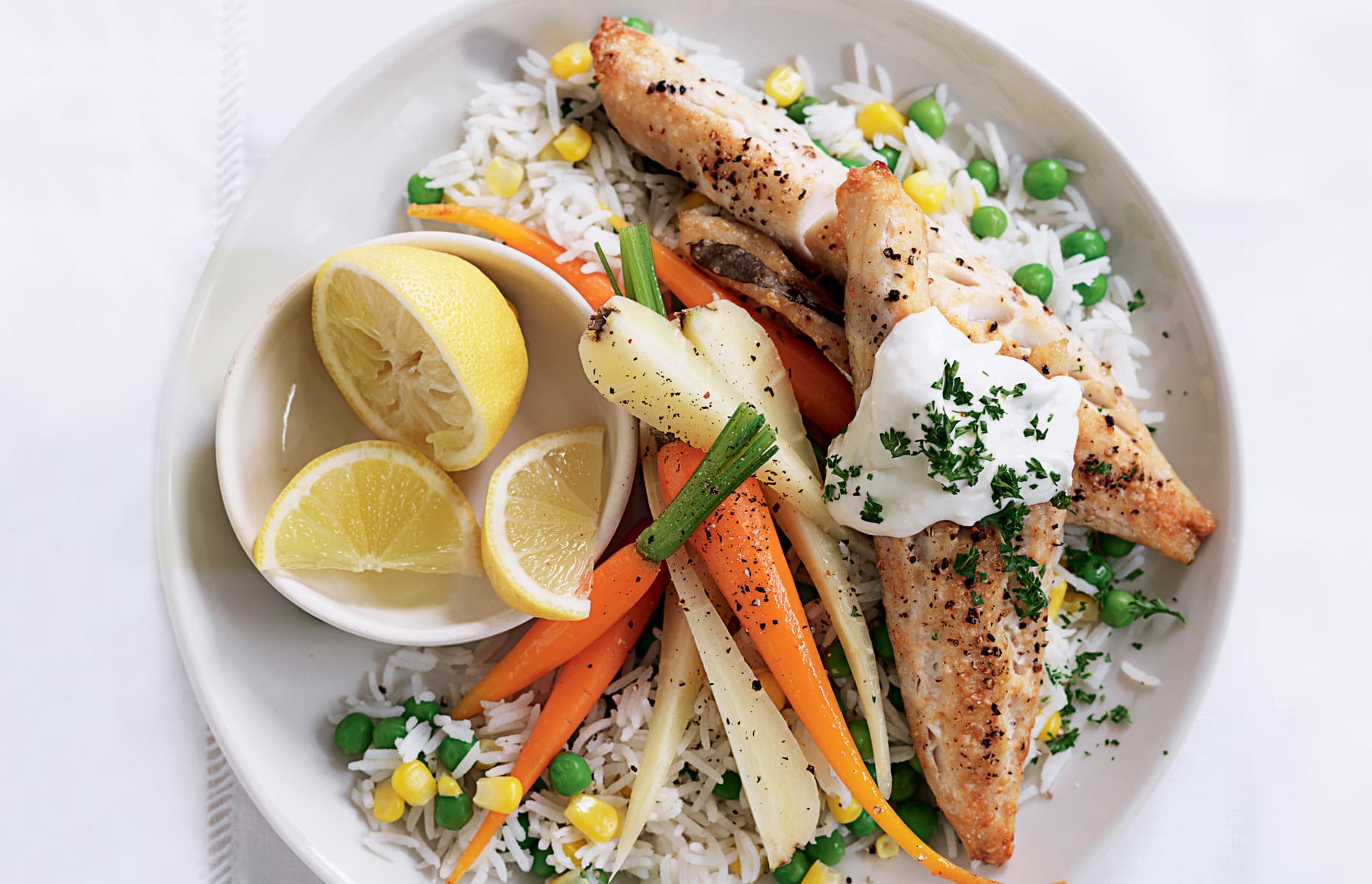 Grilled Fish with Vegetables
